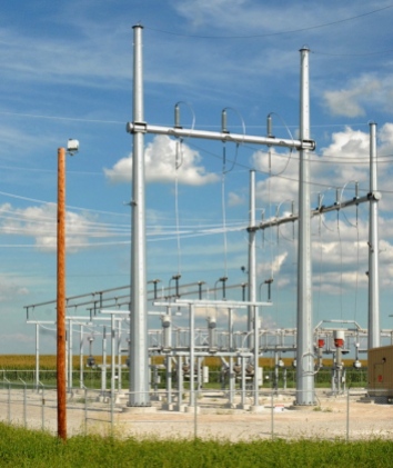 Wind energy interconnect substation